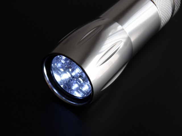 white LED flashlight, not possible without blue LEDS